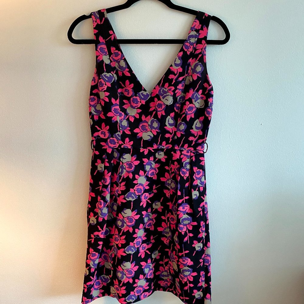 Floral Sleeveless Cocktail Dress